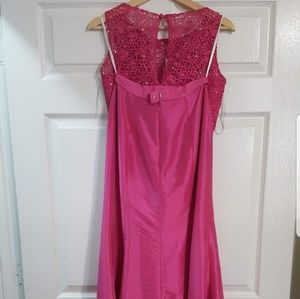 Pink two piece dress